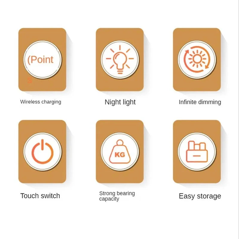 Creative Smartphone Wireless Charging Suspension Table Lamp Balance Lamp Floating For Home Bedroom - Bellarte Enchanté Creative Smartphone Wireless Charging Suspension Table Lamp Balance Lamp Floating For Home Bedroom